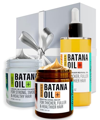 Premium Three Piece Batana Oil Gift Set
